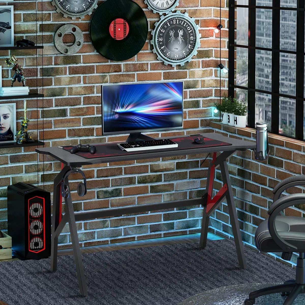 Gaming Tisch 120 cm x 58 cm x 75 cm - 1