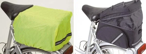 Fahrrad Gepäckträgertasche - multifunktionell, schwarz - 1