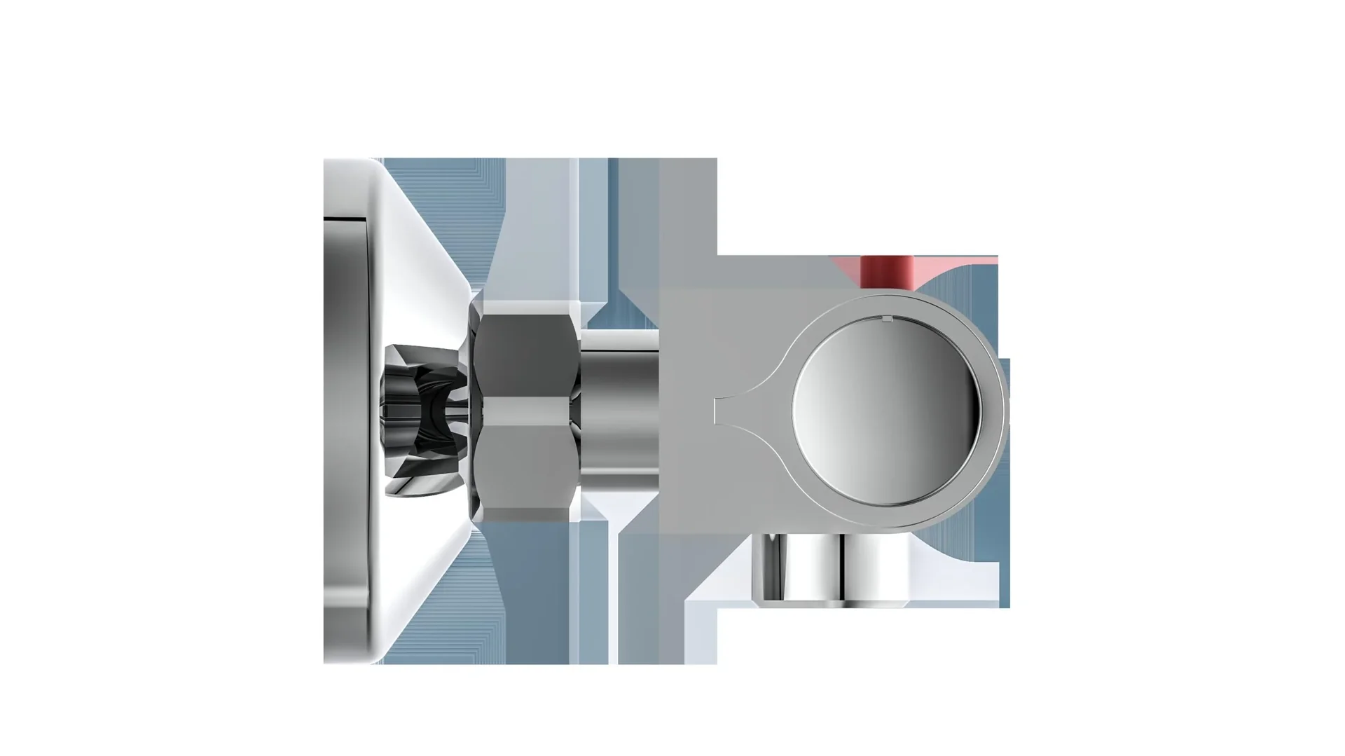 Thermostat Duscharmatur, chrom - 0