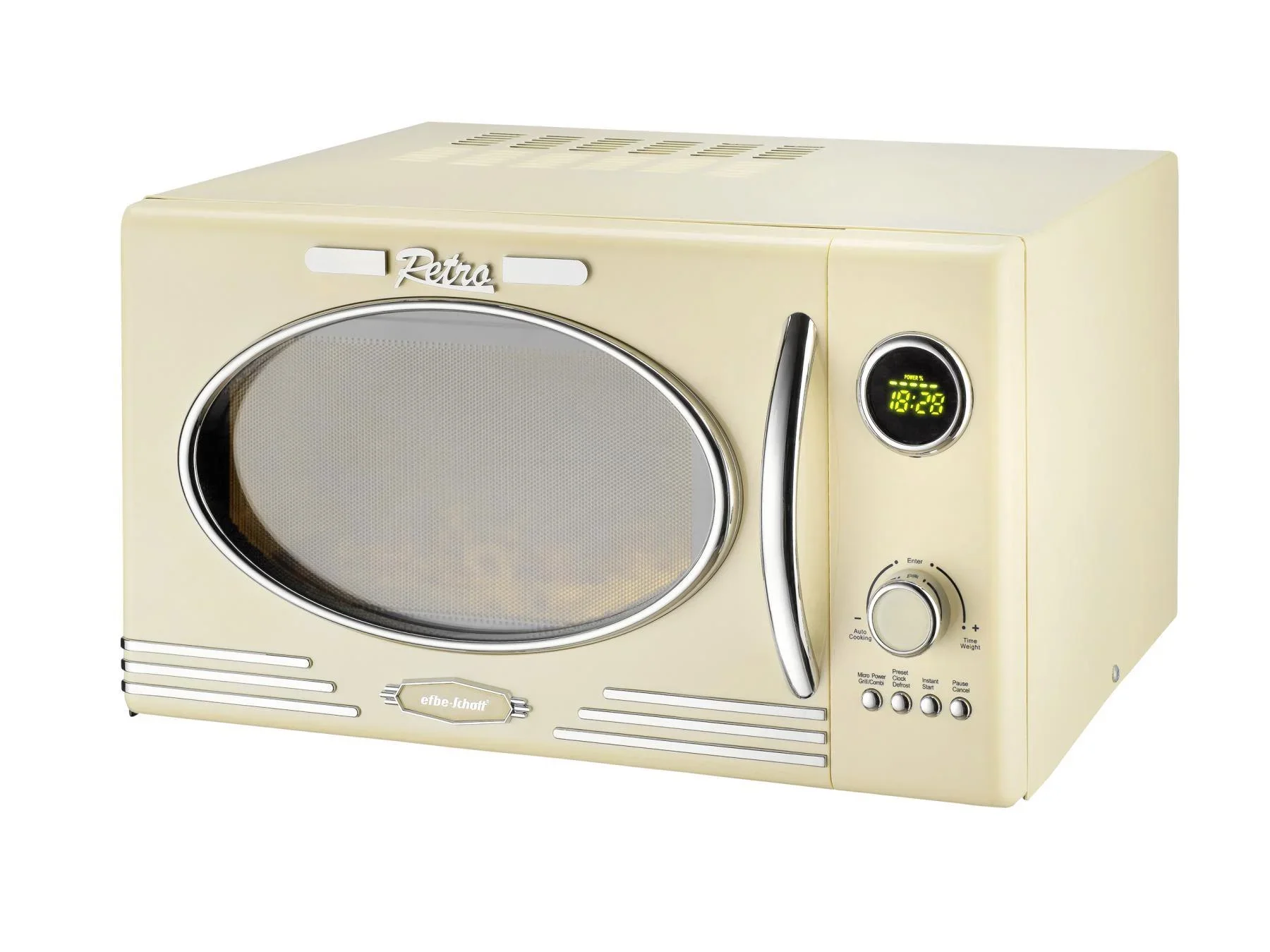 Mikrowelle Retro, beige, 23 L, 1900 W, KG MW 2500 - 2