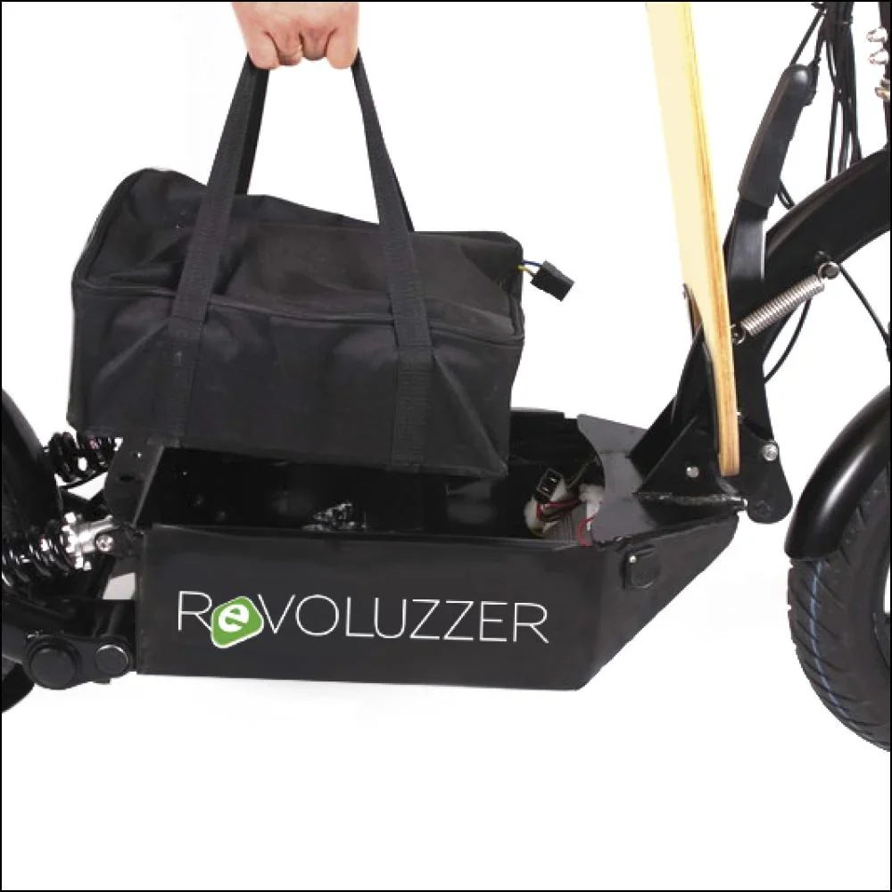 E-Roller "Revoluzzer" Safety 45 km/h inklusive Blinkanlage und Gepäck-Case schwarz - 0