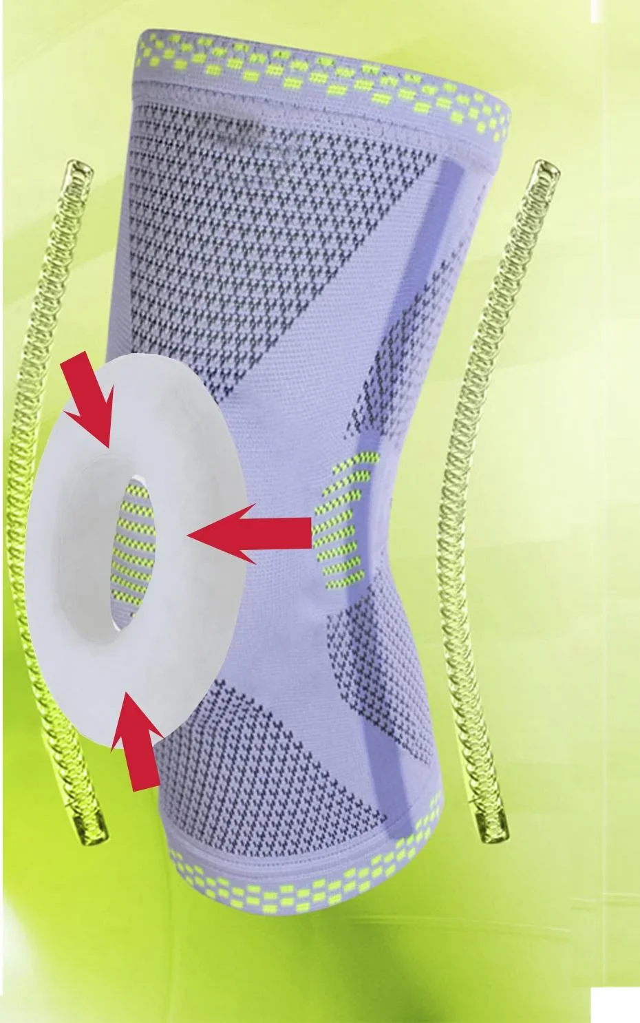 Kniebandage PatellaTec, Größe XXL - 1