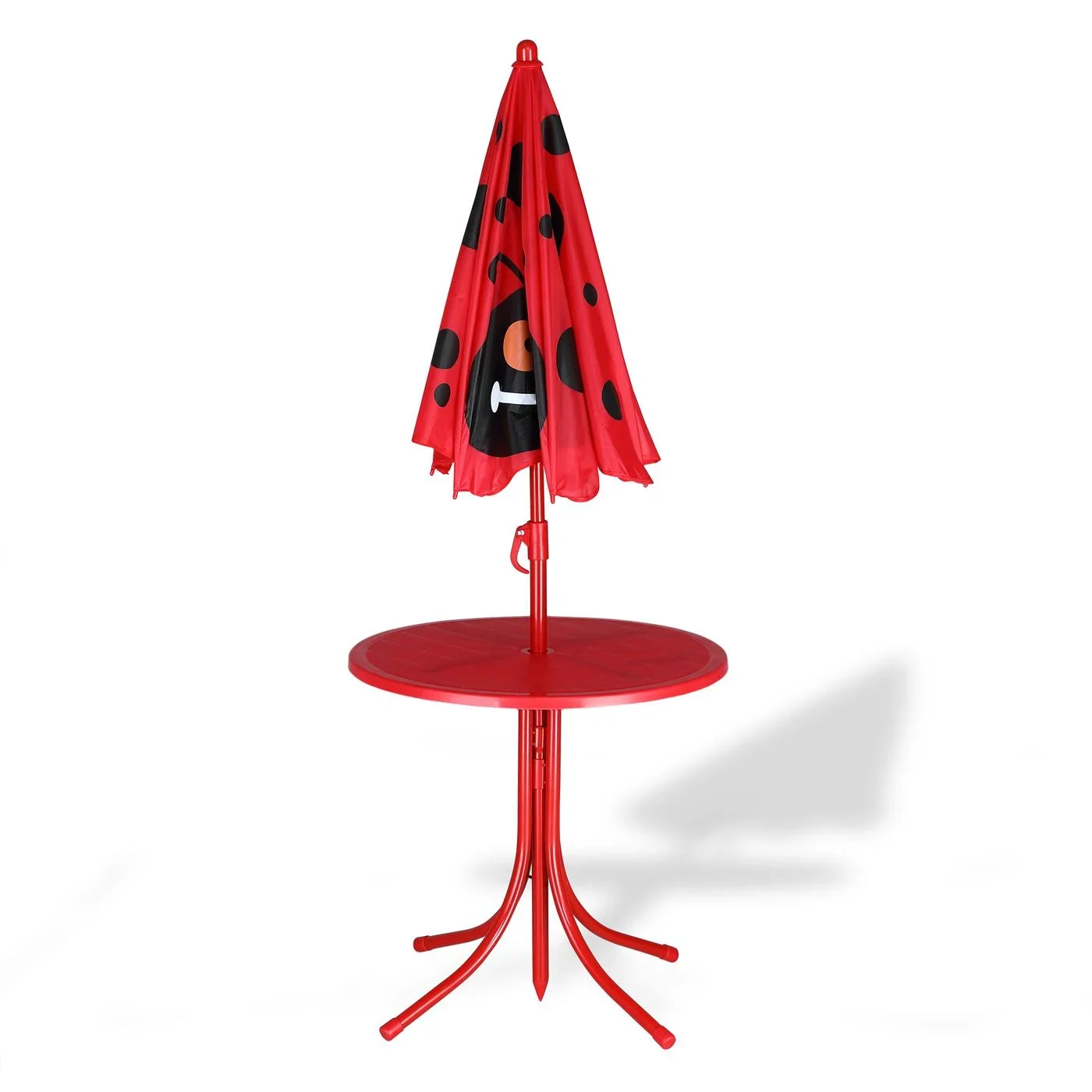 Kindergartenset Käfer - 2 Stühle 1 Tisch mit Sonnenschirm - 1