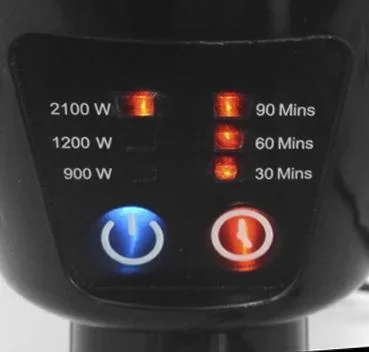 Wärmepilz Elektro Schwarz - 0