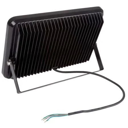 DESIGN-LED-STRAHLER - 100 W - NEUTRALWEIß - SCHWARZES GEHÄUSE - 0