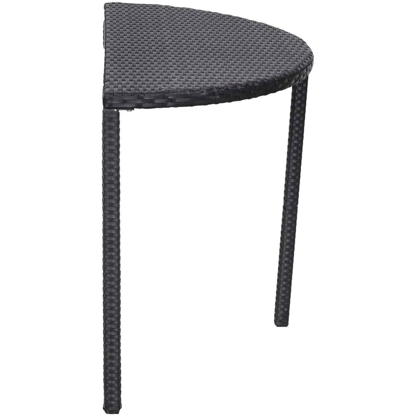 Rattan Balkontisch halbrund - 2