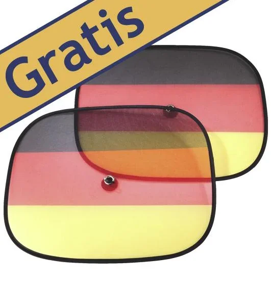 Sonnenschutz im DEUTSCHLAND Look, 2er Set - 4