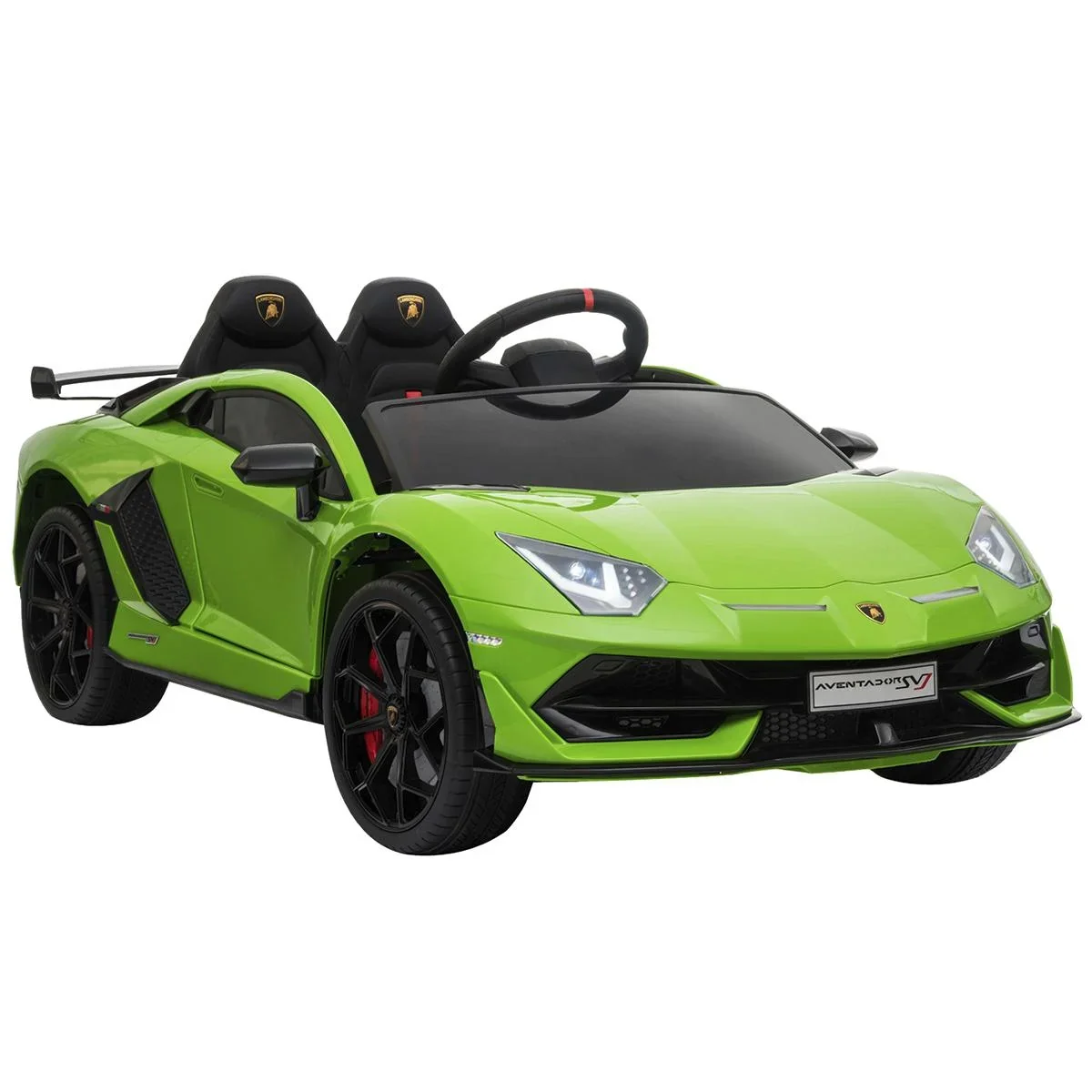 Elektroauto Lamborghini SVJ lizenziert Kinderfahrzeug Kinderauto für 3-8 Jahre mit Fernsteuerung MP3/USB Licht Musik Kun - 1