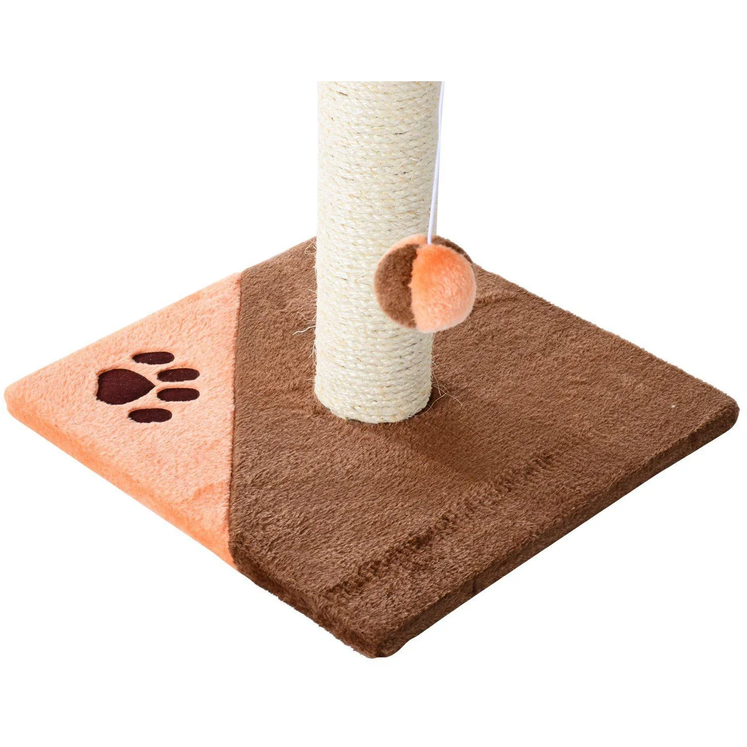 Katzenbaum Kletterbaum Katze Sisal Orange - 4