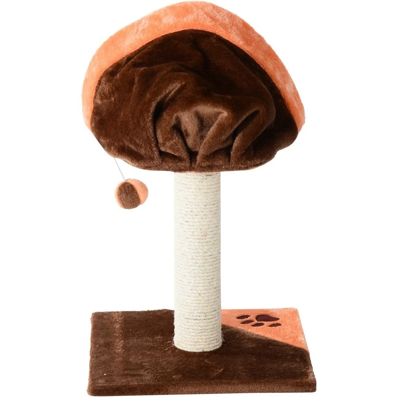 Katzenbaum Kletterbaum Katze Sisal Orange - 5