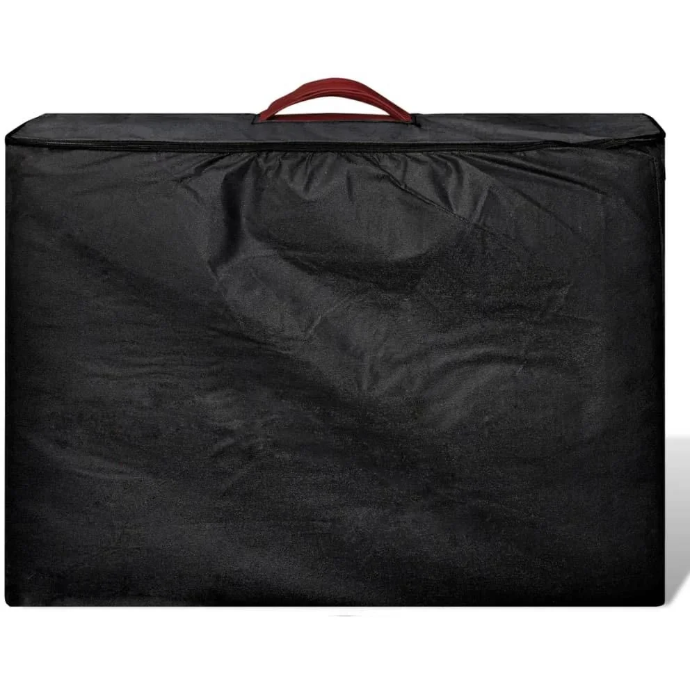 Zusammenklappbare Massageliege mit Aluminiumrahmen (vierteilig / rot) - 5