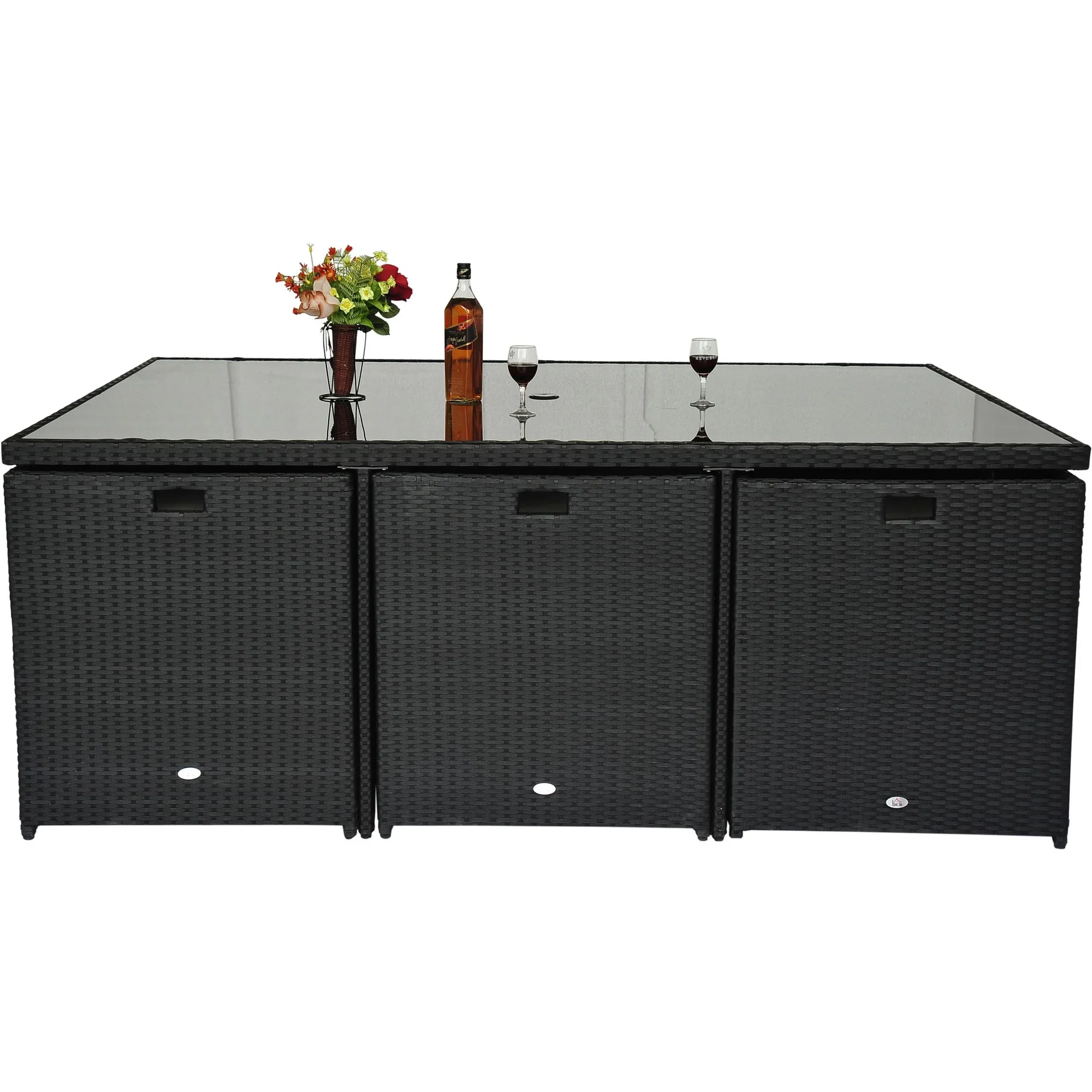 Polyrattan Gartenmöbel als 27 teiliges Set - 1