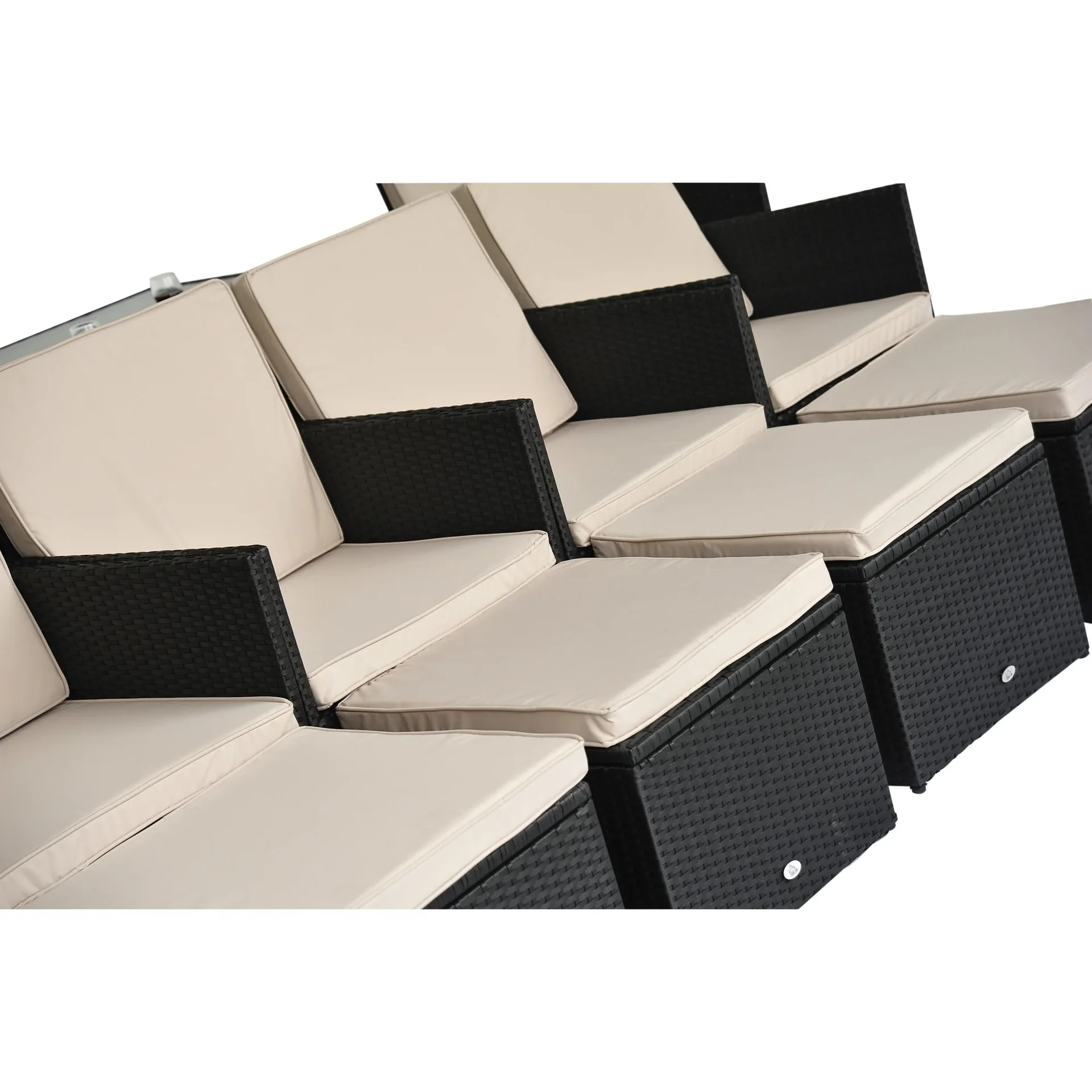 Polyrattan Gartenmöbel als 27 teiliges Set - 3