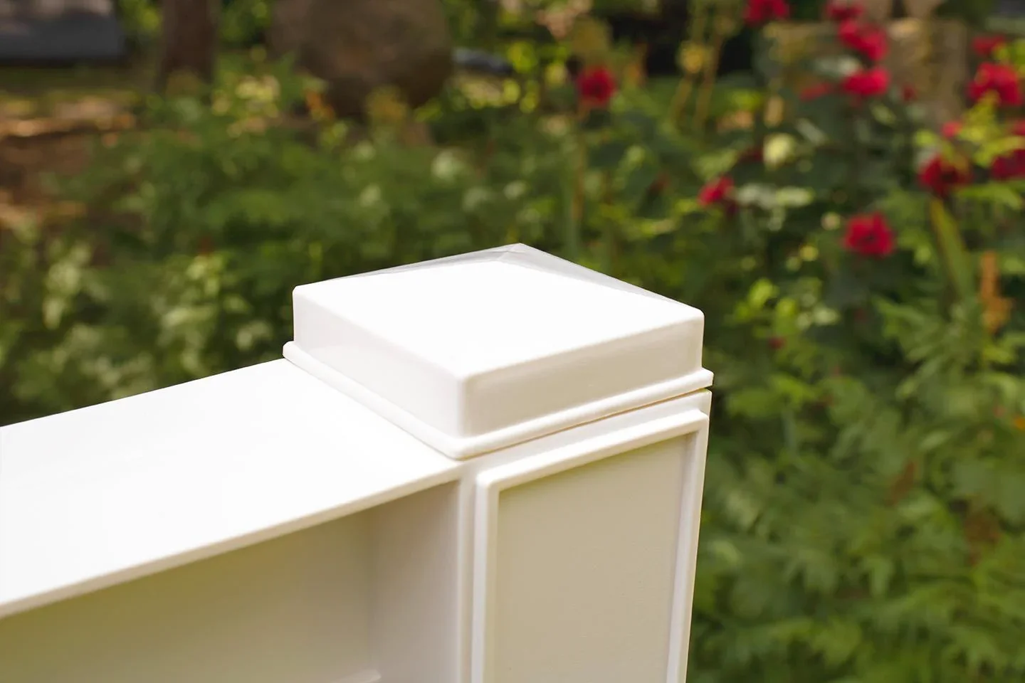 Pflanzkasten 100 cm + Spalier, weiß - 5