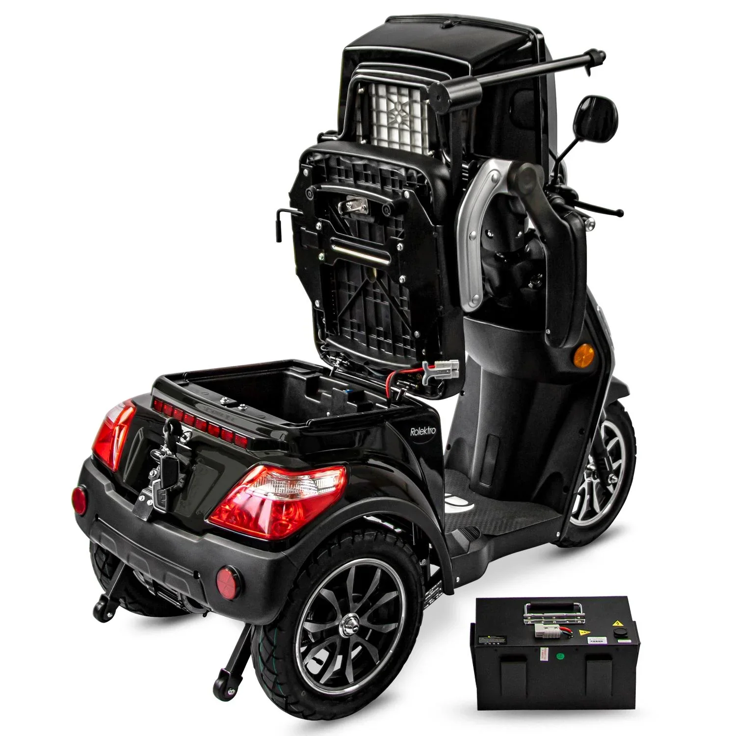 E-Trike 25 V.3, schwarz; 1.000 W + Straßenzulassung - 6