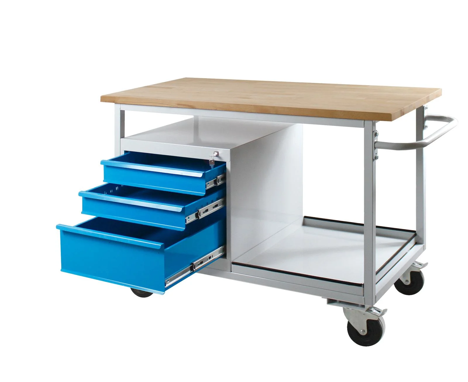 Mobile Werkbank "Eko" mit 3 Schubladen - 4