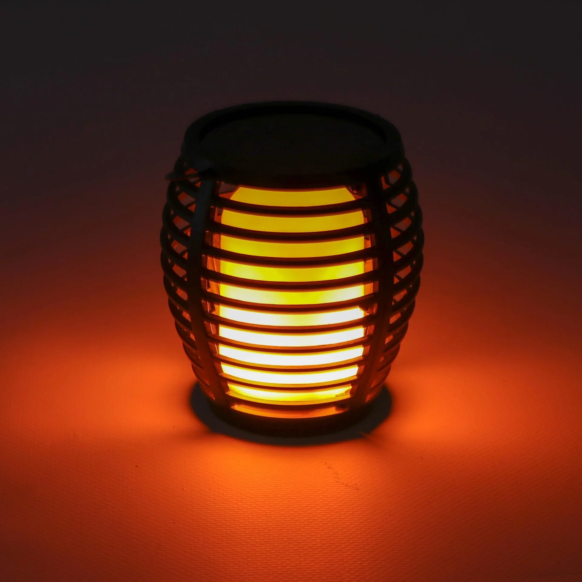 VT-719 Solarlampen-Taschenlampe mit beweglicher Flamme und Dämmerungssensor - 3