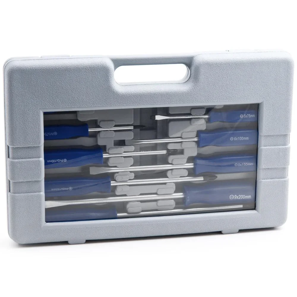 12-teiliger Spezial-Schraubendreher-Satz aus Chrom-Vanadium-Stahl - 0