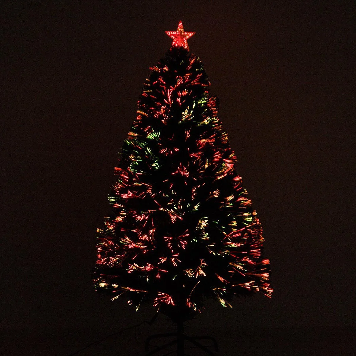 Weihnachtsbaum inklusive Metallständer grün - 0