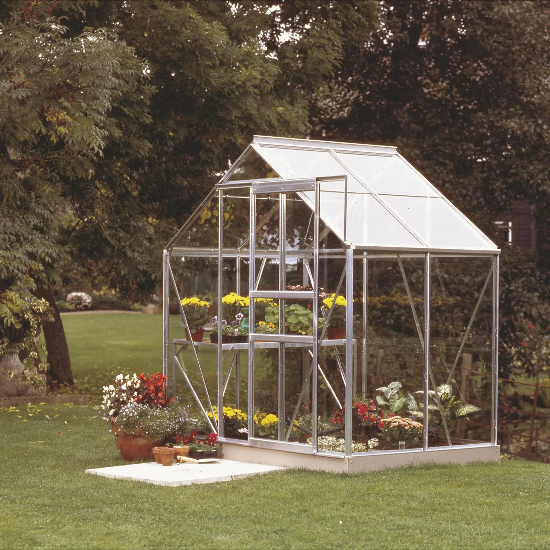 Gewächshaus Venus 2500 ESG 3 mm, Farbe alu - 2