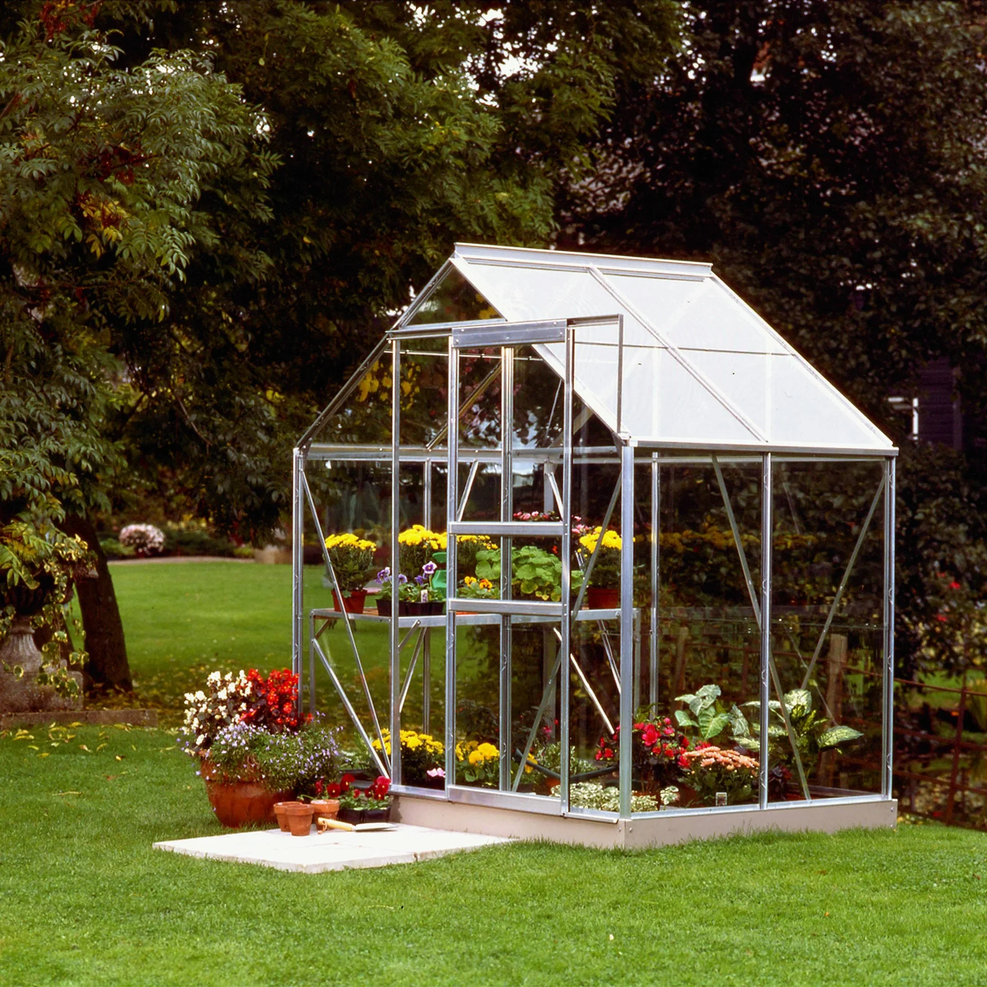 Gewächshaus Venus 2500 ESG 3 mm, Farbe alu - 3