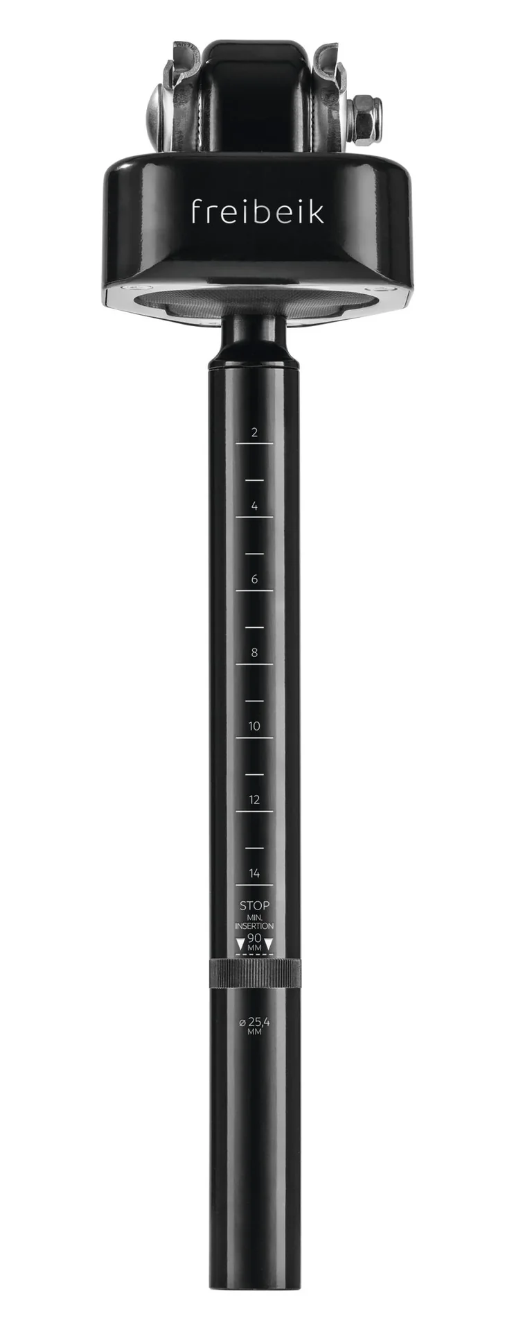 Fahrradsattel-Gelenk, schwarz - 0