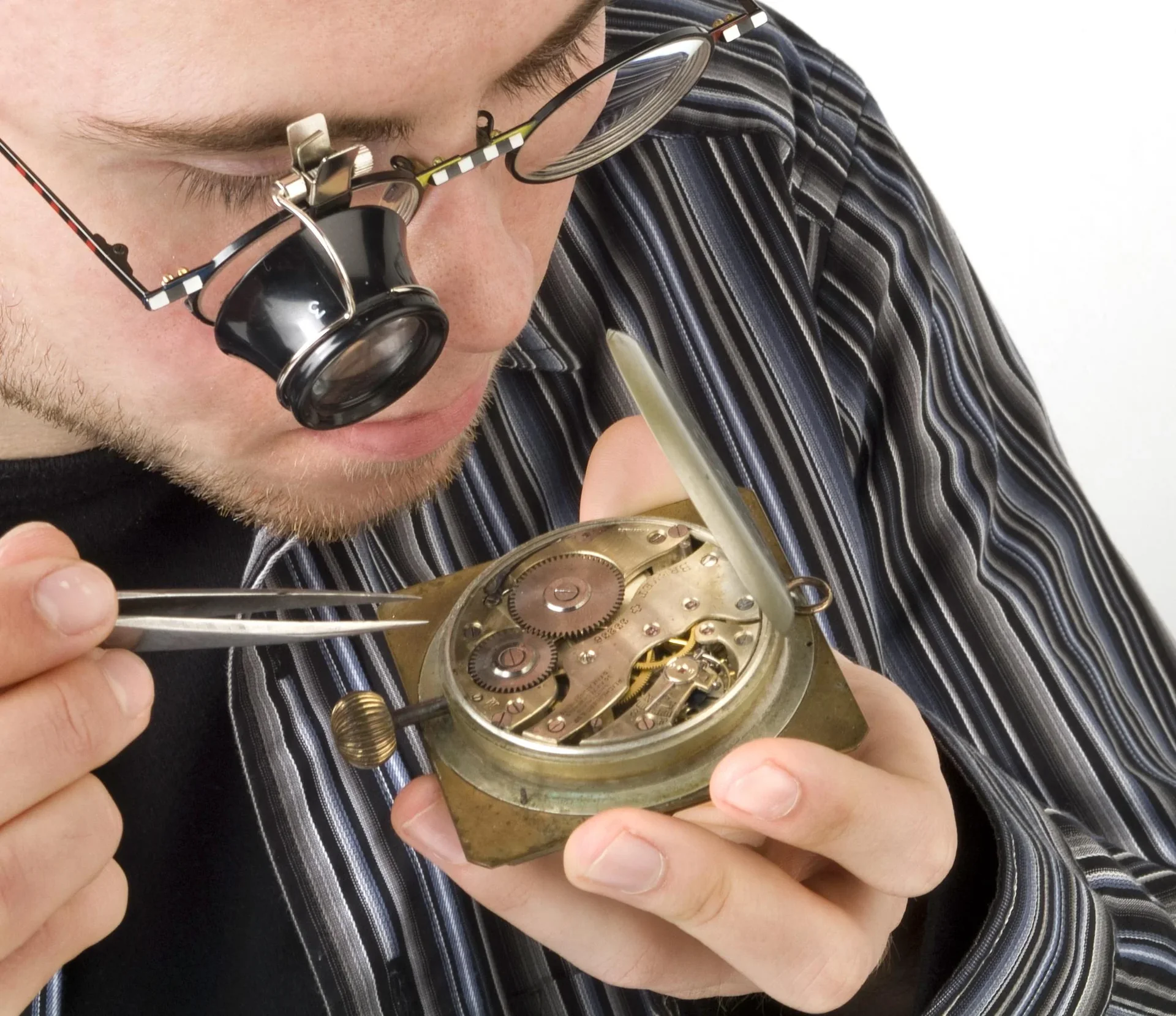 Klemmlupe für Brillen, mit 3-facher Vergrößerung - 1