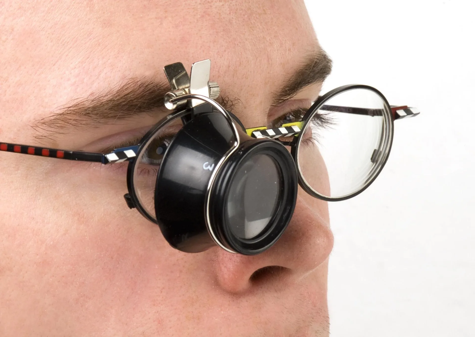 Klemmlupe für Brillen, mit 3-facher Vergrößerung - 2