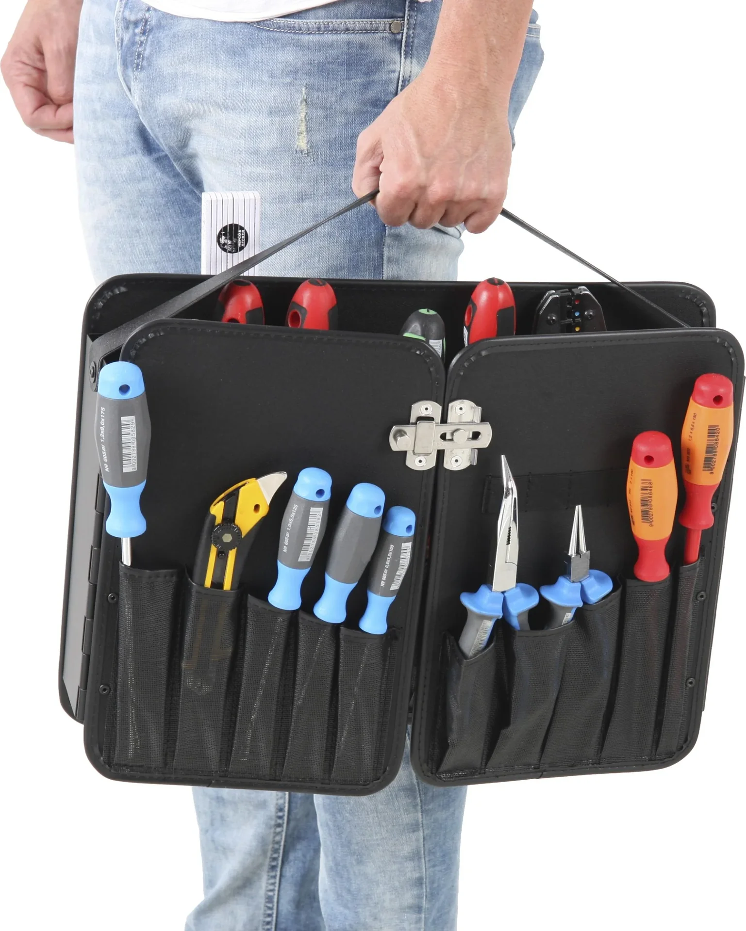 Faltbare Werkzeugtafel WING 4901, mit Tragegriff, 460 x 310 x 100 mm - 6