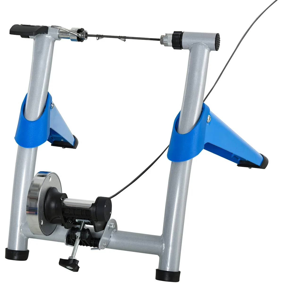 Fahrradtrainer mit Magnetbremse blau/silber - 3