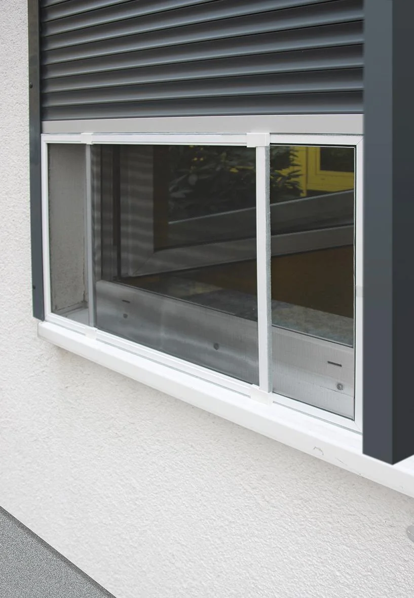 Insektenschutz Schiebe-Fenster 50x75-142 cm weiß - 3