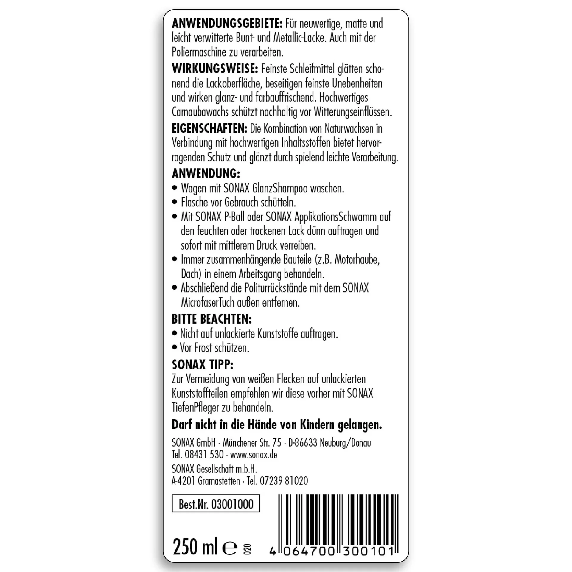 Autopolitur 250 ml - 0