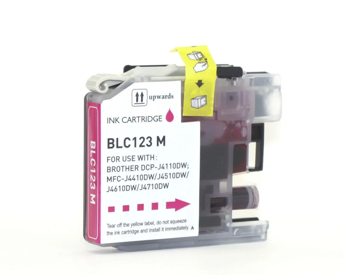 Druckerpatrone für Brother LC123M08 magenta - 0