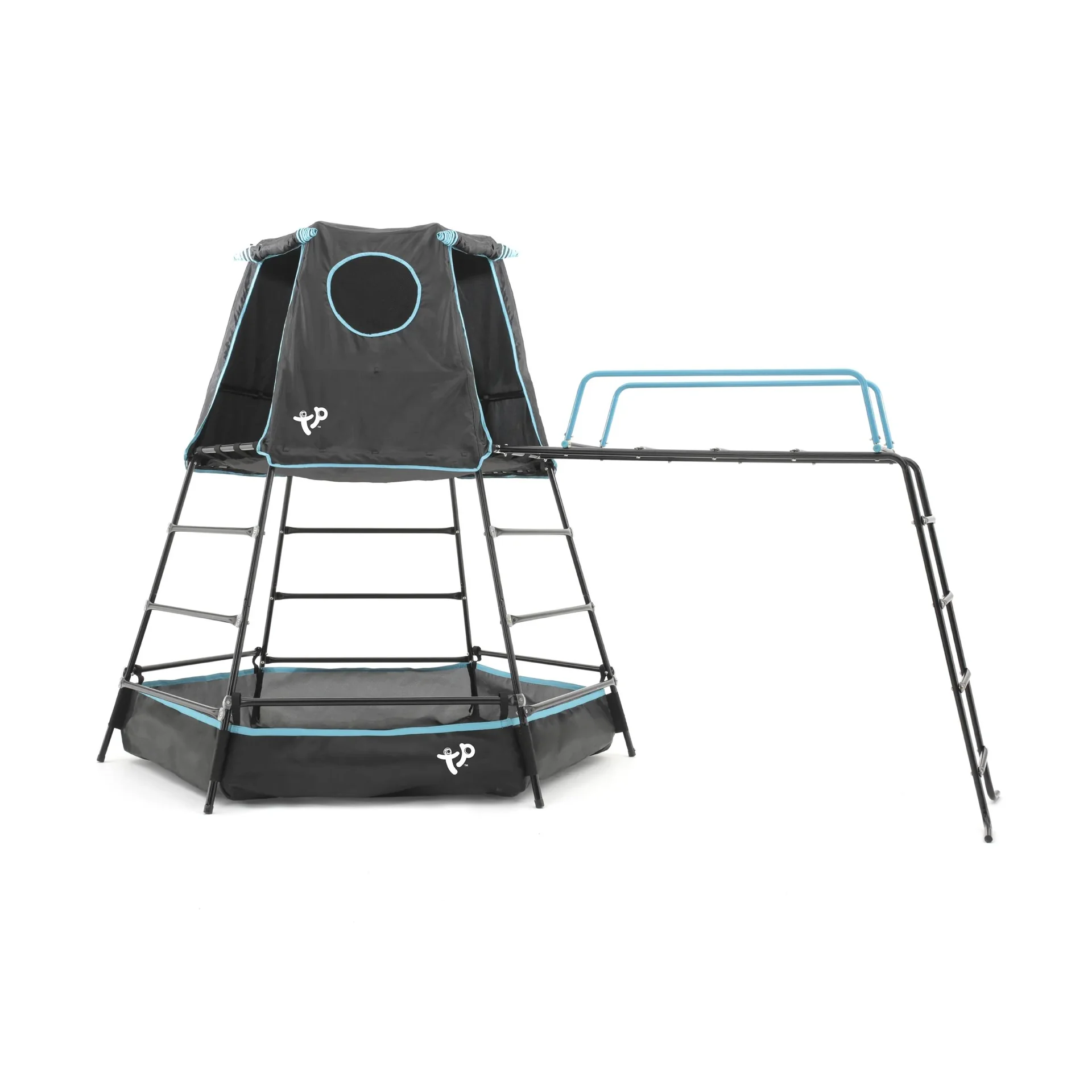 Klettergerüst Spielturm Explorer schwarz - 7