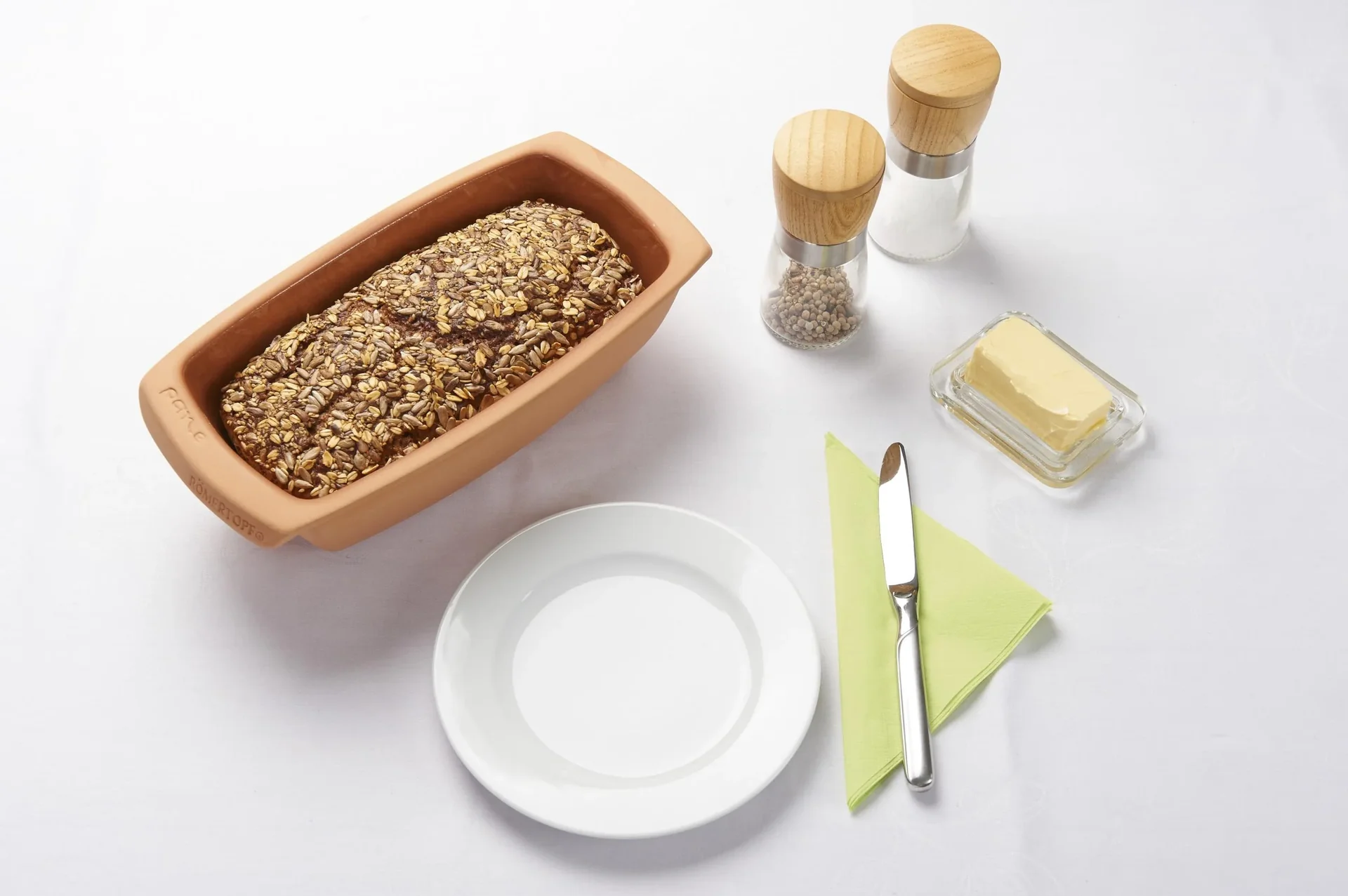 Brotbackform "Pane", eckig, 32,5 x 16,5 x 10 cm - 4