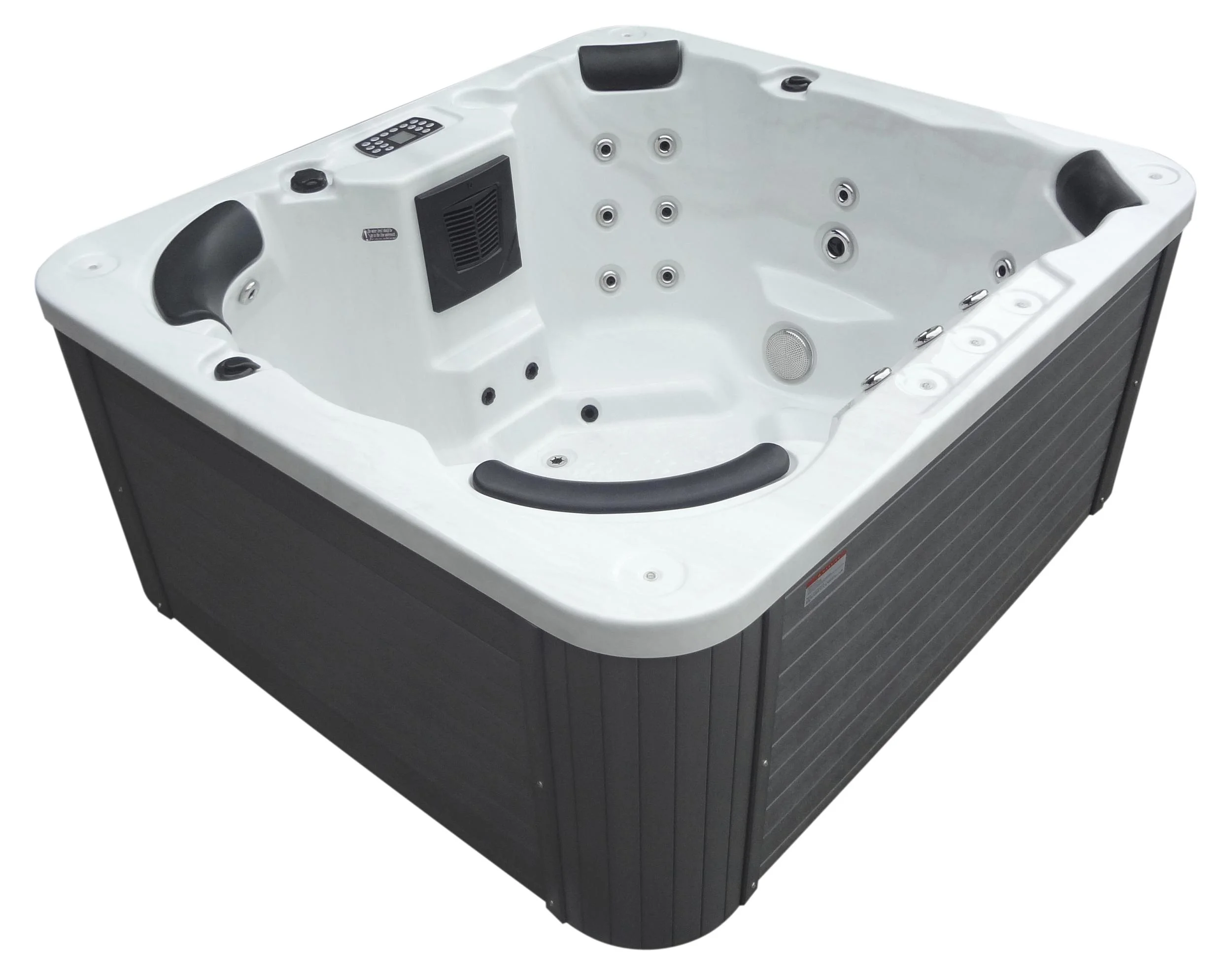 Whirlpool - Flores weiss mit Unterwasserbeleuchtung - 0
