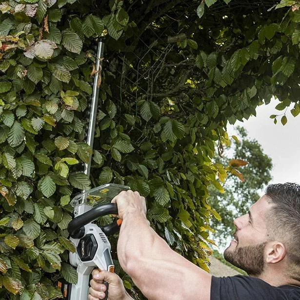 Heckenschere Leistungspaket | mit 5.0-Akku, 4.0-Ladegerät und faltbarem Gartenabfallbeutel - 4