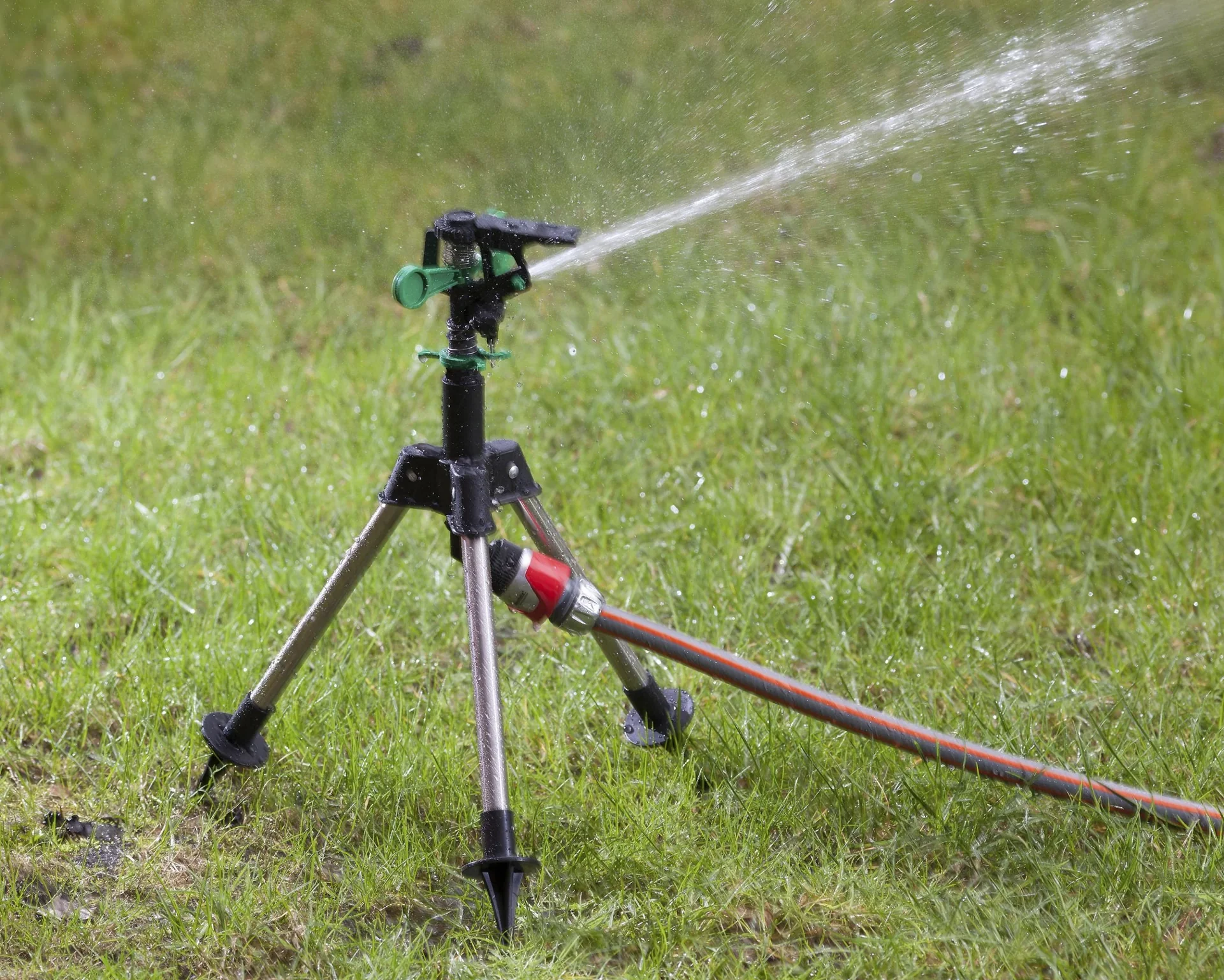 Gartenschlauch + Schlauchverbinder Set + Rasenregner - 0