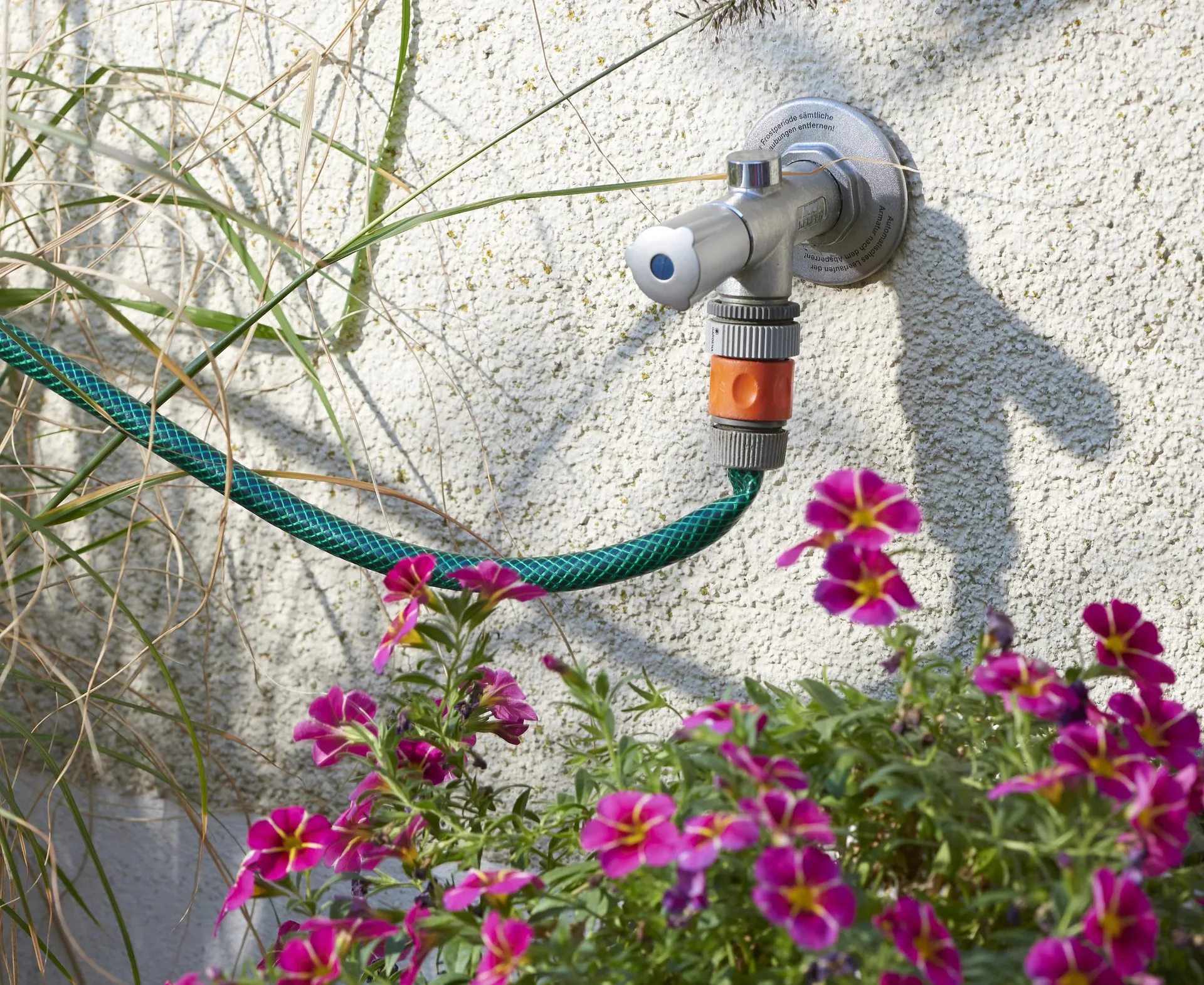 Gartenschlauch + Schlauchverbinder Set + Rasenregner - 1