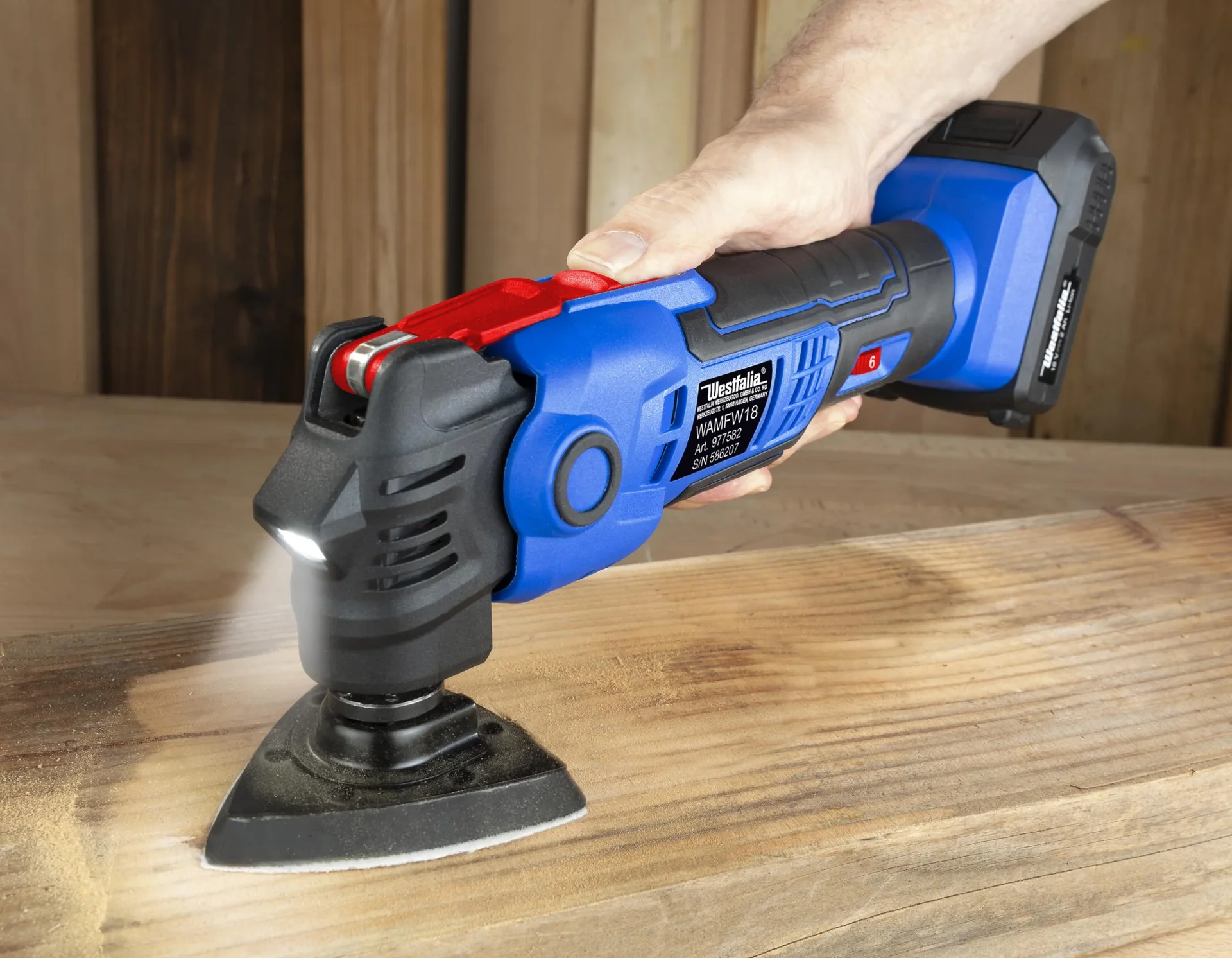 Akku Multifunktionswerkzeug 18 Volt Li-Ion WAMFW18 - ohne Akku und Ladegerät - 0