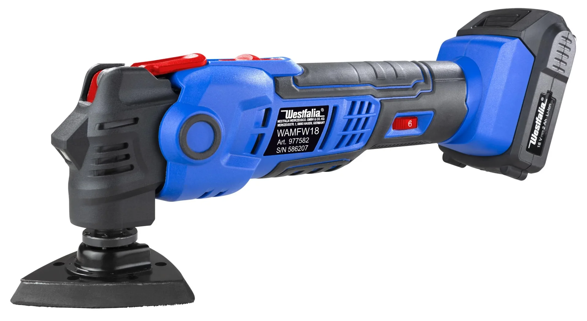 Akku Multifunktionswerkzeug 18 Volt Li-Ion WAMFW18 - ohne Akku und Ladegerät - 4