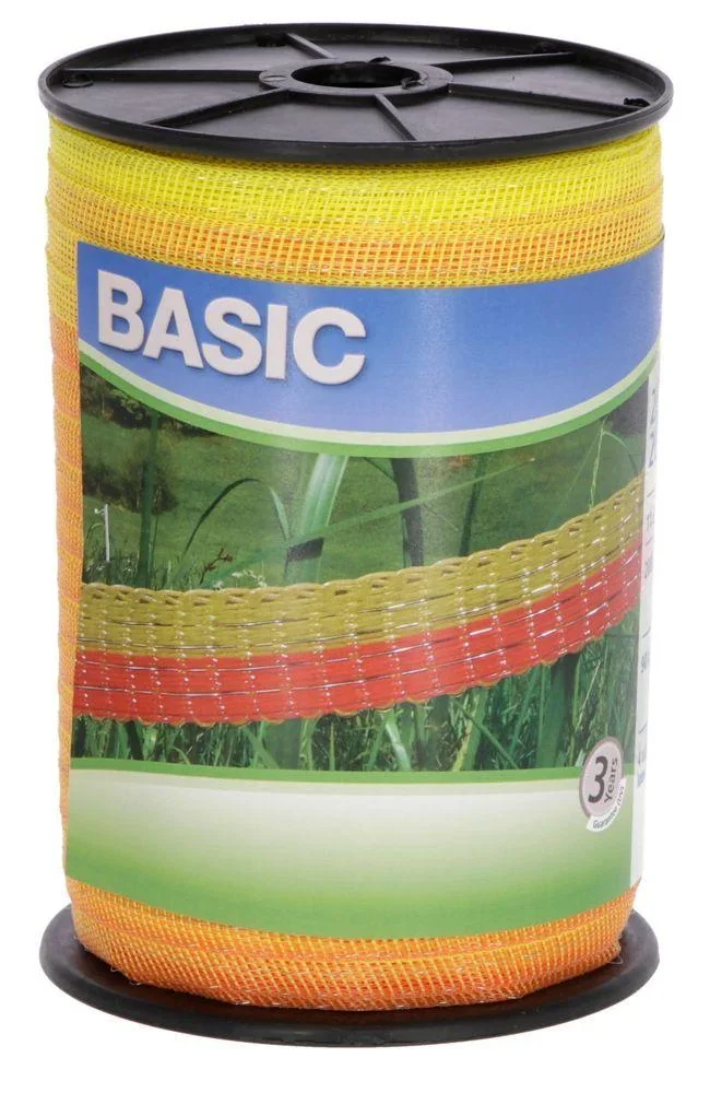 Weidezaunband Basic Line, 200 m, 20 mm, gelb/orange - 1