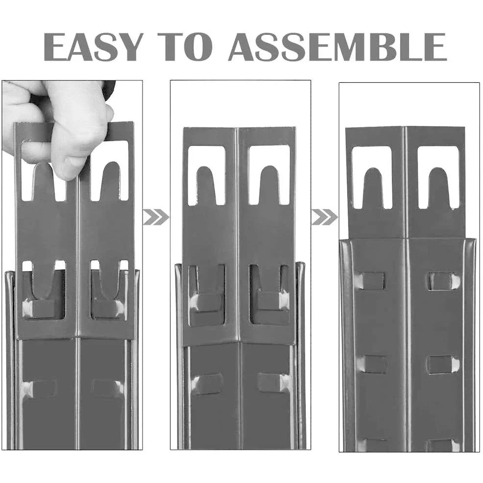 Lagerregal / Regalschrank Strong 175 schwarz - 875 kg Tragkraft - 176x90x45 cm - 3