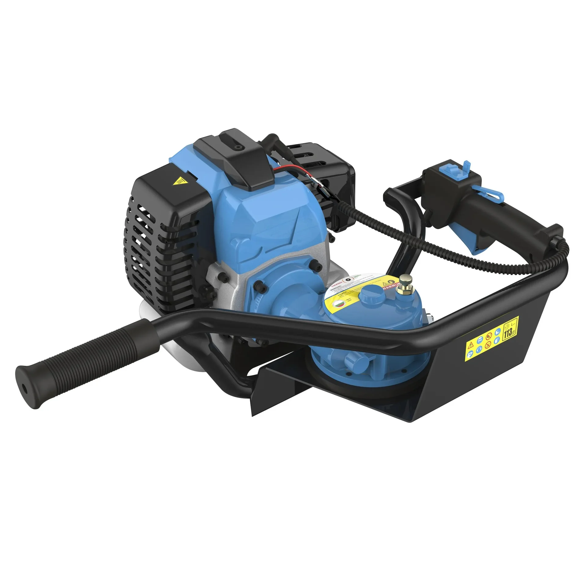 Motor-Erdbohrer „GE 2200“ mit 3 PS! Incl. 3 Bohrer - 2