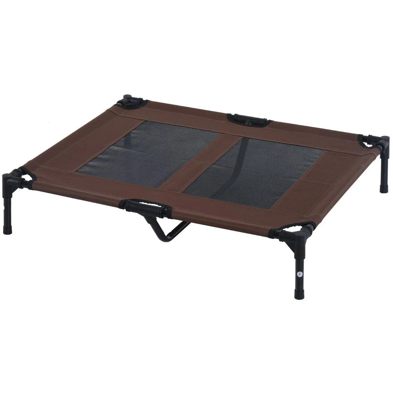 Hundeliege Schlafplatz Haustierbett Katzenbett Braun 92Lx76Bx18H cm - 0