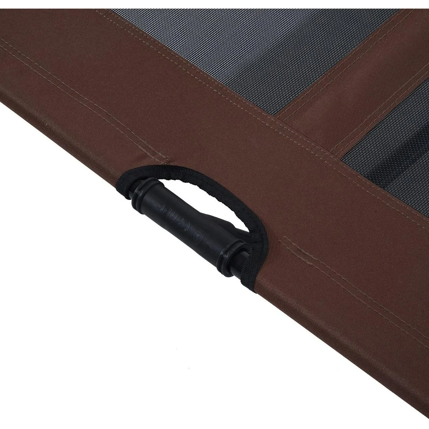 Hundeliege Schlafplatz Haustierbett Katzenbett Braun 92Lx76Bx18H cm - 1