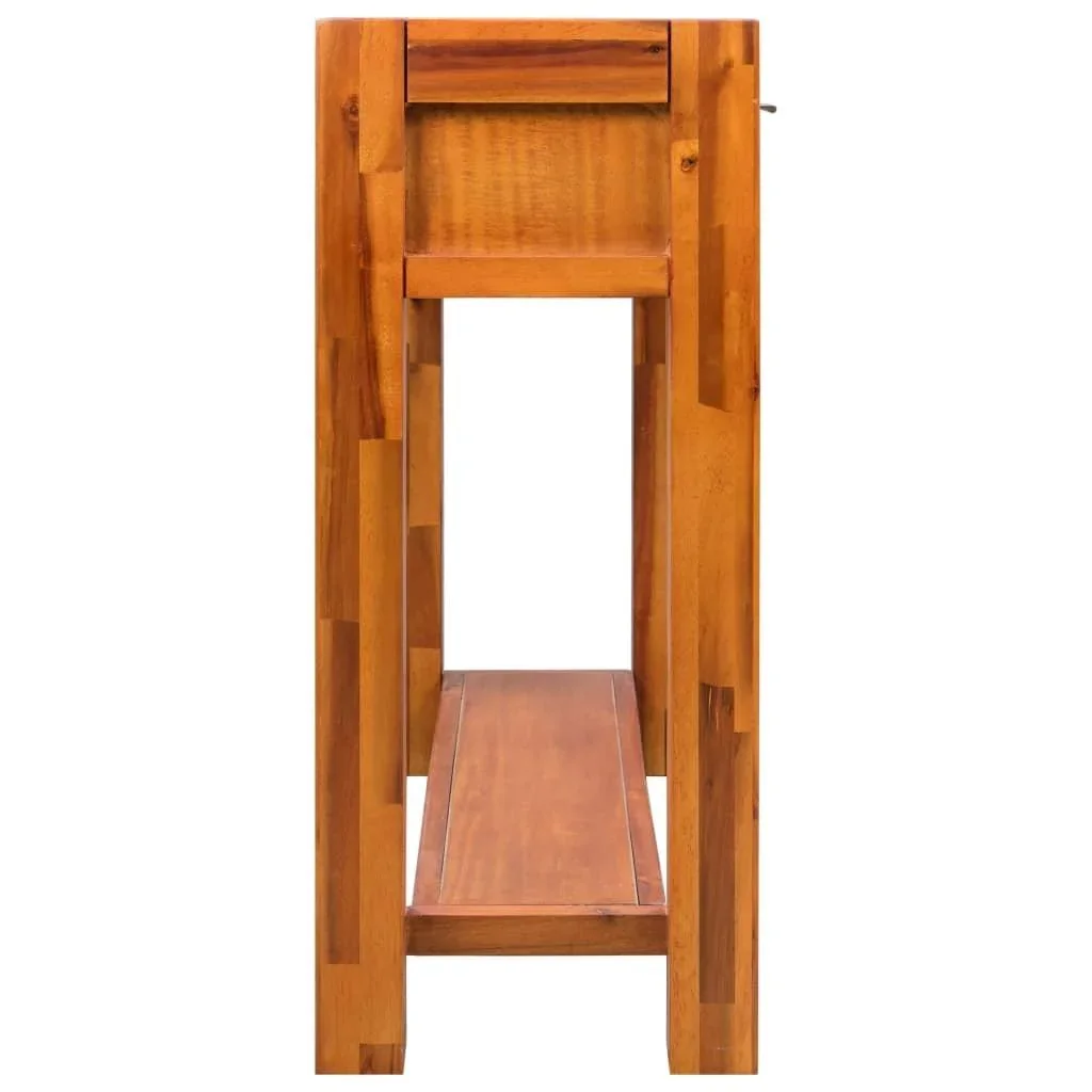 Wandtisch 86x30x75 cm Akazienholz massiv - 0