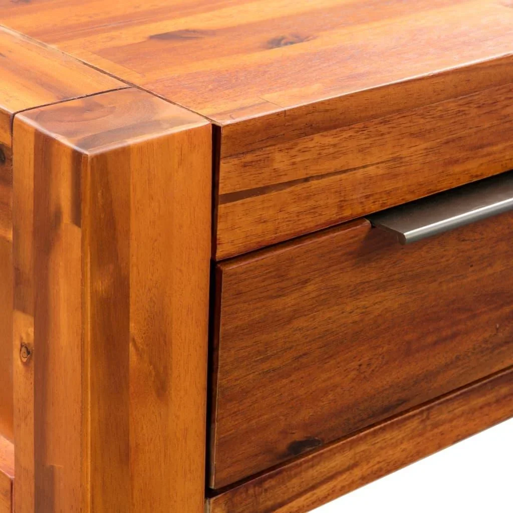 Wandtisch 86x30x75 cm Akazienholz massiv - 1