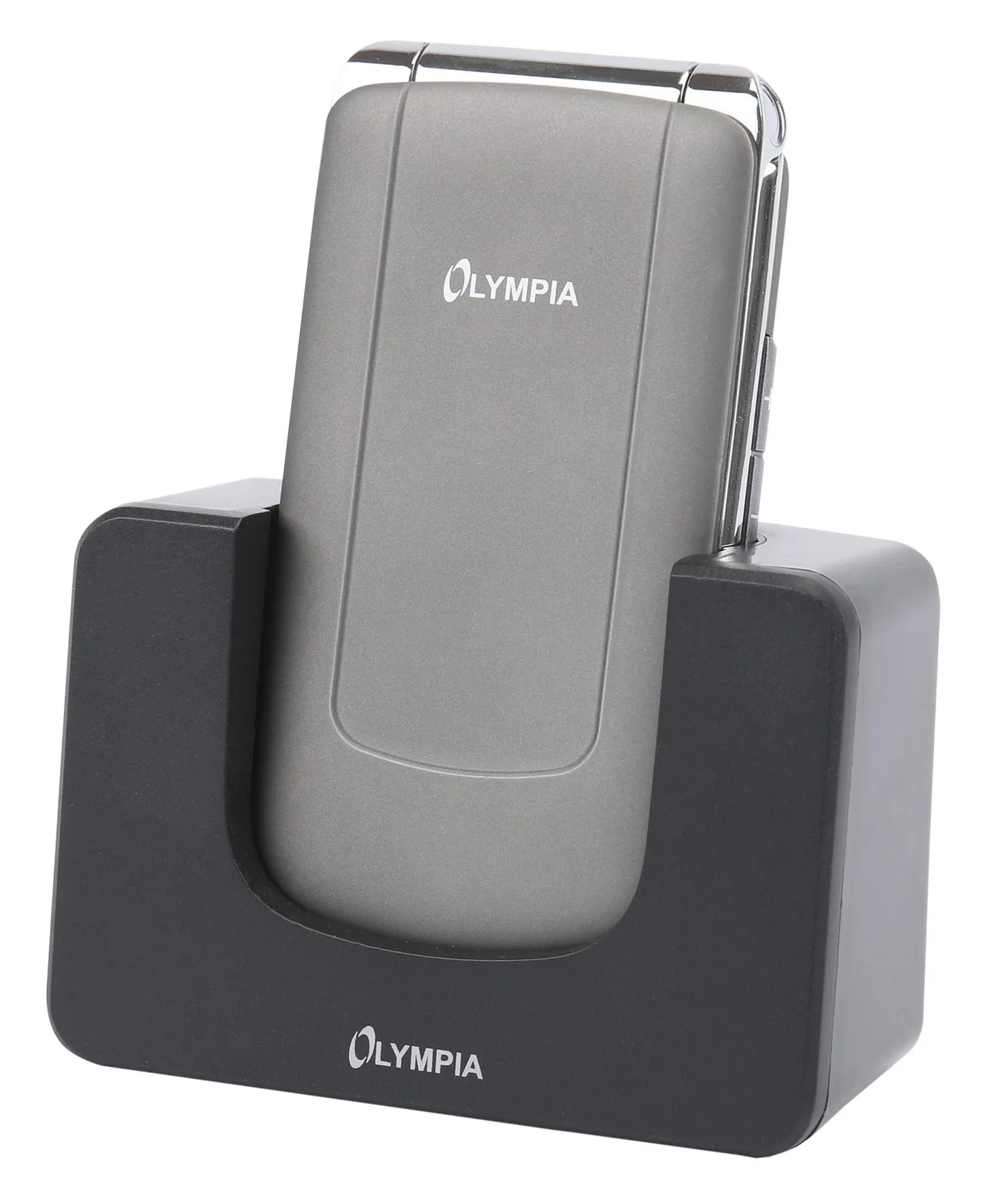 Großtasten Klapphandy in silber - 0