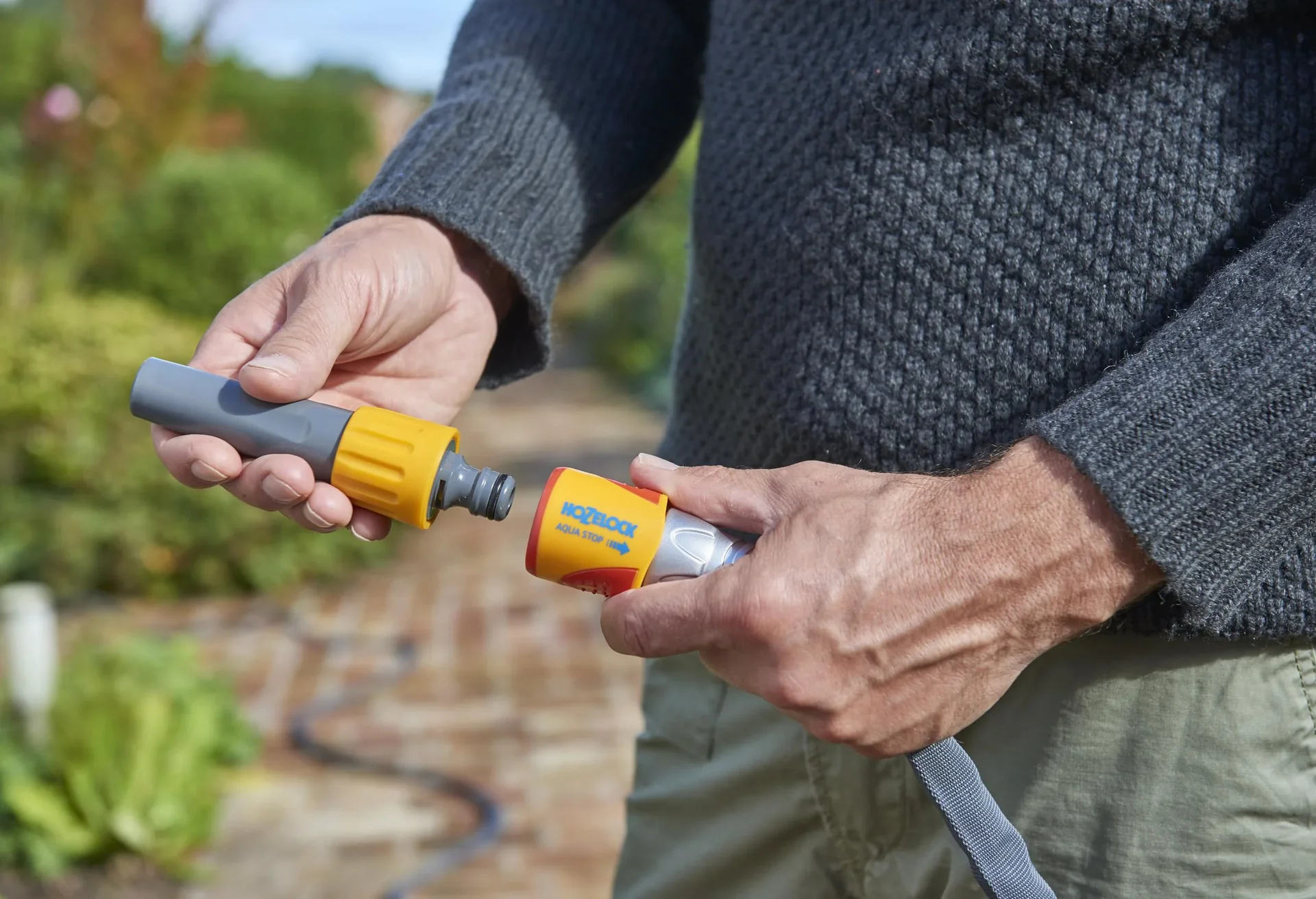 Gartenschlauch "Tuffhoze", Nylon, Grau, 35 m x Ø15 mm - 7